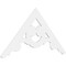 Ekena Millwork Pitch Robin Architectural Grade PVC Gable Pediment, 60"W x 30"H x 1"P (12/12) GPP060X030X100ROB - alternate 1